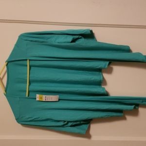 Sea green wrap top size XXL
